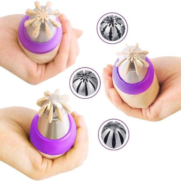 Lot de 9 douilles à pâtisserie Lighteme pour décoration de gâteaux