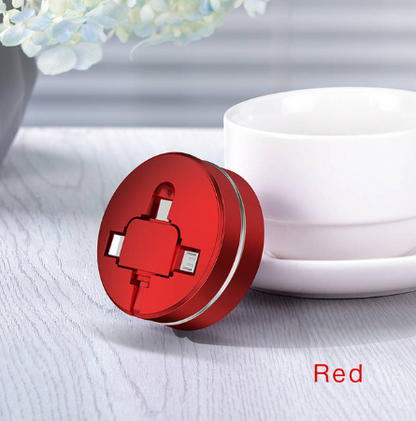 Lighteme Retractable  3 In 1 USB Cable (4 colors)