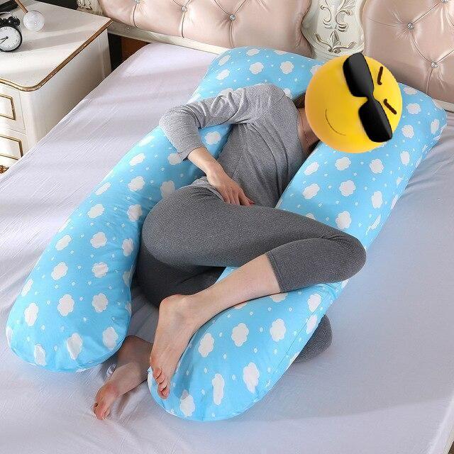 Lighteme Schwangerschaftskissen, Stillkissen, U-förmiges Körperkissen für Schwangere