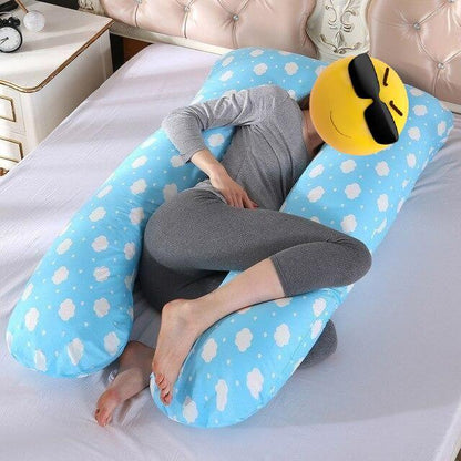 Lighteme Schwangerschaftskissen, Stillkissen, U-förmiges Körperkissen für Schwangere