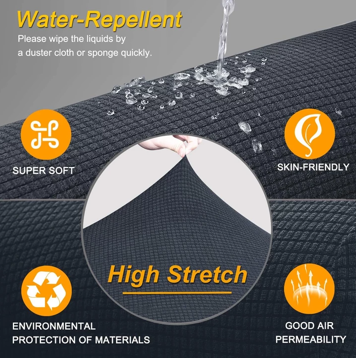 Housse élastique universelle pour coussin de canapé Lighteme (12 couleurs)