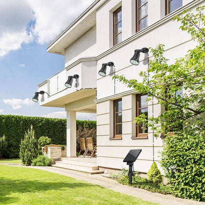 Projecteur solaire à LED Lighteme 100 lumens avec poteau (2 pièces)