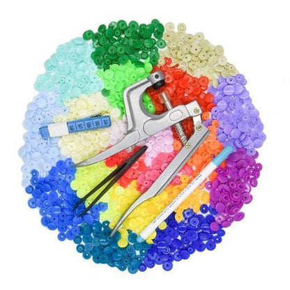 Ihrtrade Snap Button DIY Set (150 Pcs Set)