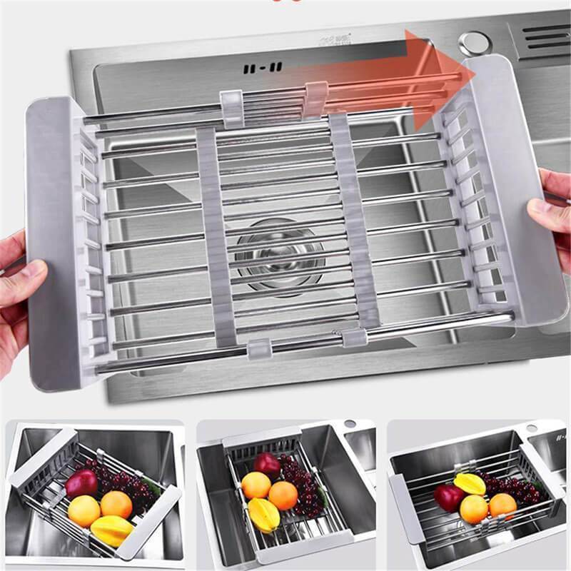Ihrtrade Kitchen Retractable Drainer Rack