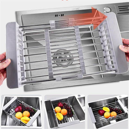 Ihrtrade Kitchen Retractable Drainer Rack