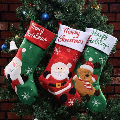 Lighteme Christmas Stocking Gift Bags (4 Pcs)