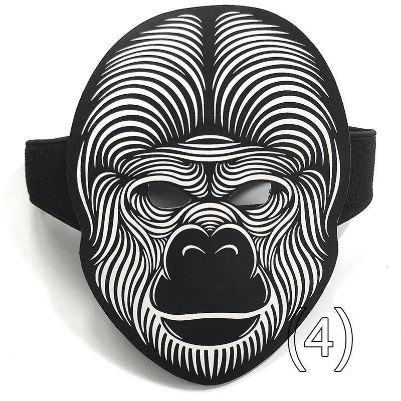 Ihrtrade Voice-activated Halloween Scary Mask (20 Types)