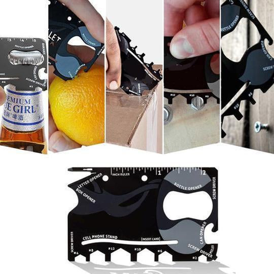 Lighteme 18 in 1 Multi-purpose Credit Card Pocket Tool