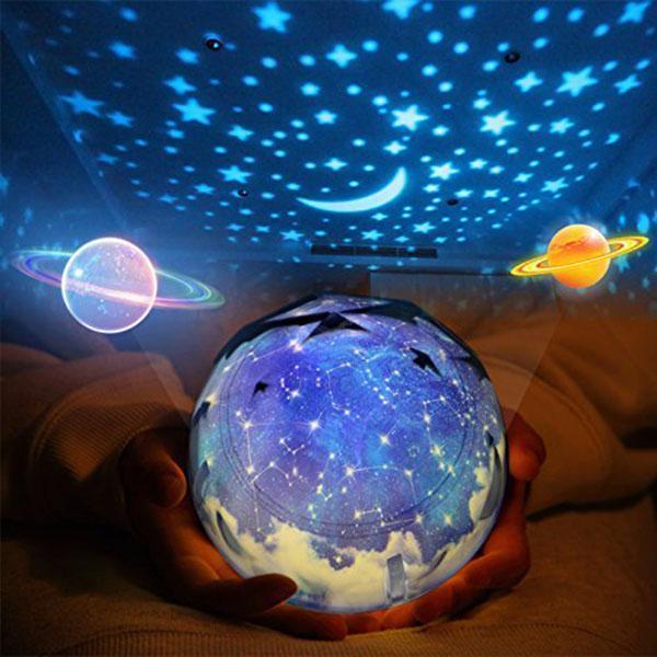 Lampe de projection rotative Lighteme Fantasy Dazzle Color