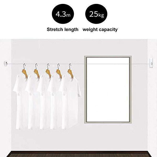 Séchoir à linge télescopique automatique Lighteme (4 couleurs)