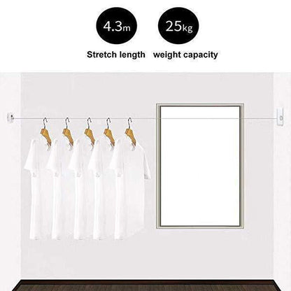 Séchoir à linge télescopique automatique Lighteme (4 couleurs)