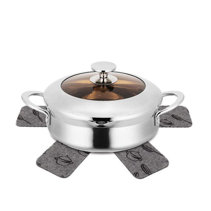 Tapis de protection Lighteme pour fond de poêle contre la chaleur