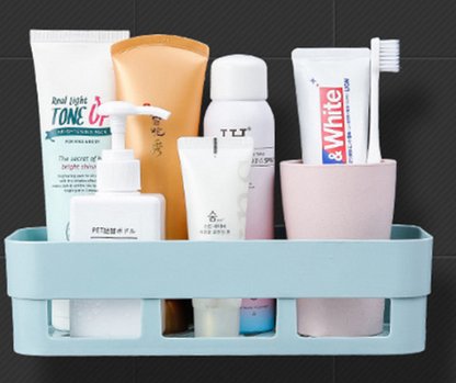 Lighteme Selbstklebender Badezimmer-Regal-Organizer (4 Farben &amp; 2 Ausführungen)