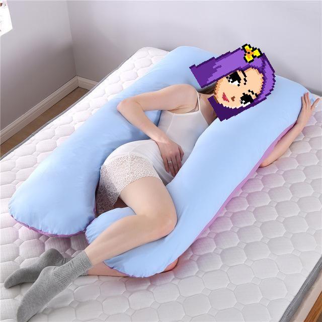 Lighteme Schwangerschaftskissen, Stillkissen, U-förmiges Körperkissen für Schwangere