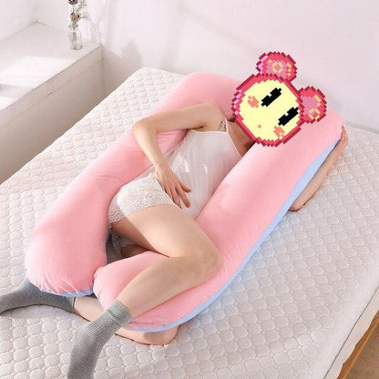 Lighteme Schwangerschaftskissen, Stillkissen, U-förmiges Körperkissen für Schwangere