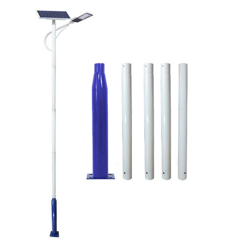 Lighteme 20 Fuß kommerzieller Straßen-/Parkplatz-/Flaggenlichtmast, Aluminium + Käfig, 1er-Pack