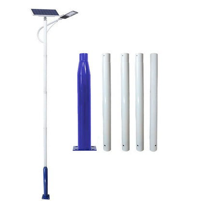 Lighteme 20 Fuß kommerzieller Straßen-/Parkplatz-/Flaggenlichtmast, Aluminium + Käfig, 1er-Pack