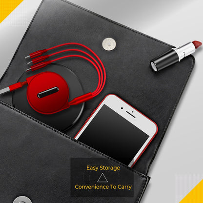 Lighteme 3 In 1 Telescopic Data Line (4 Colors)