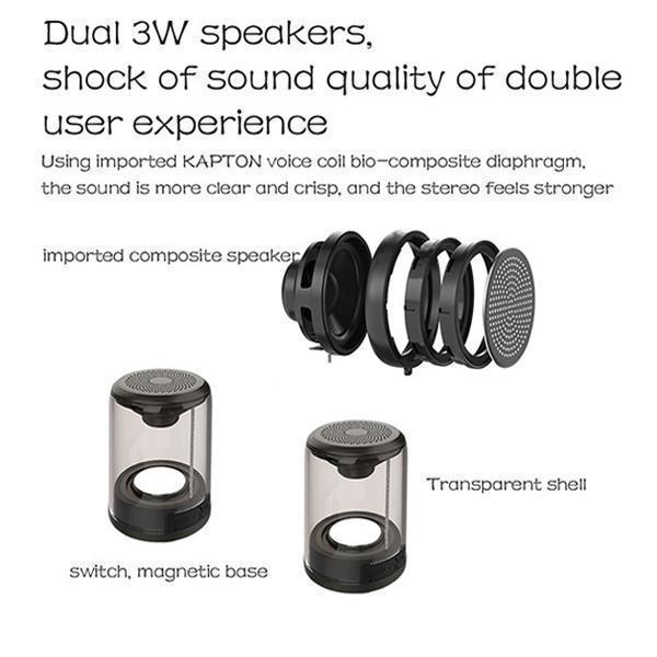 Lighteme TWS Magnetic Bluetooth Speaker (2 colors)