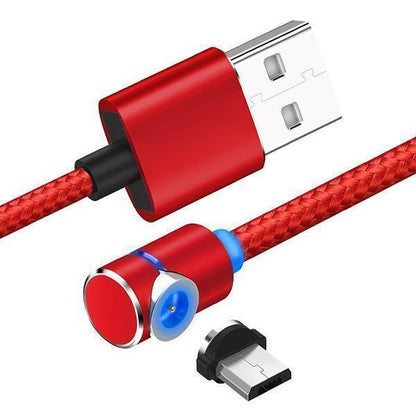 Ihrtrade 360° Magnetic Charging Cable For Apple / Micro-USB / USB-C (4 colors & 3 models)