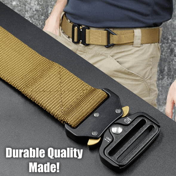 Ceinture tactique en nylon de style militaire Lighteme (4 couleurs)