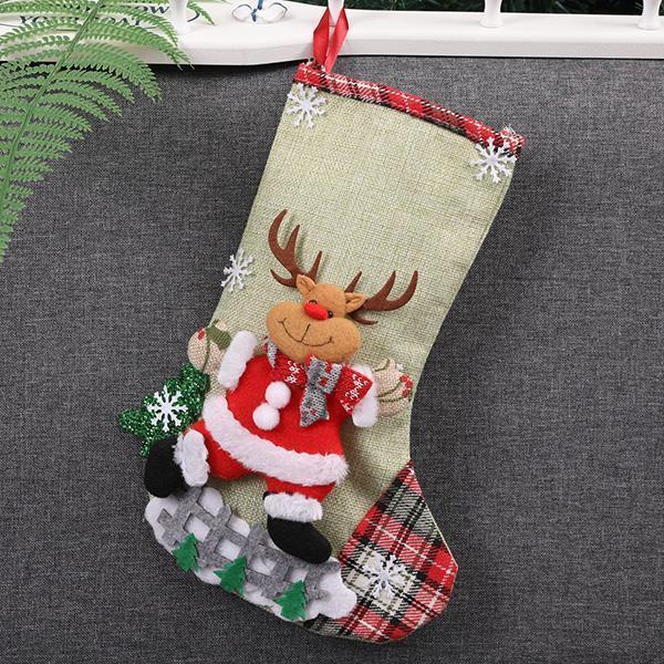 Lighteme Christmas Stocking Gift & Candy Bags (4 Pcs)