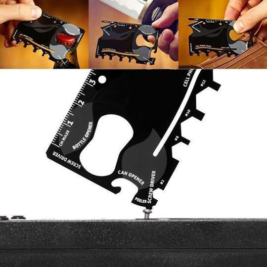 Lighteme 18 in 1 Multi-purpose Credit Card Pocket Tool