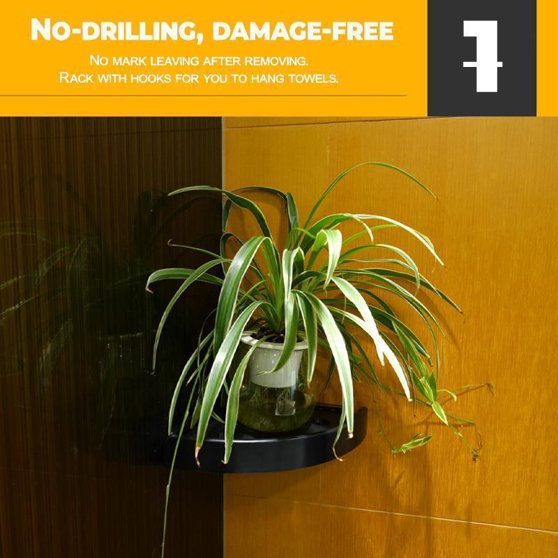 Lighteme Neues schwarzes Eckregal