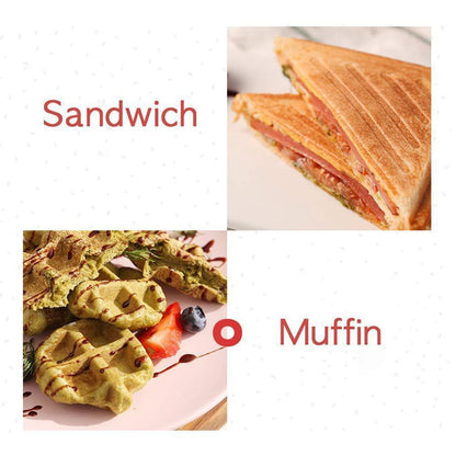 Machine à sandwichs multifonction Lighteme pour petit-déjeuner