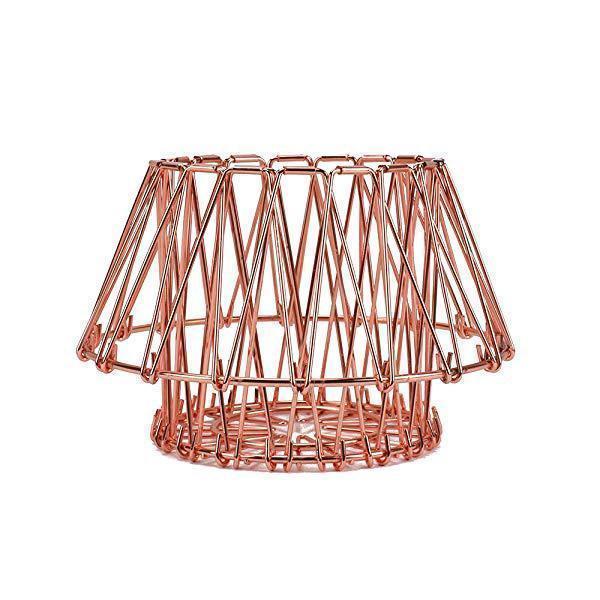 Panier pliable Lighteme en fil d'acier inoxydable (3 couleurs et 3 tailles)