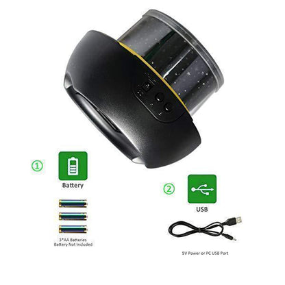 Lampe de projection rotative Lighteme Fantasy Dazzle Color