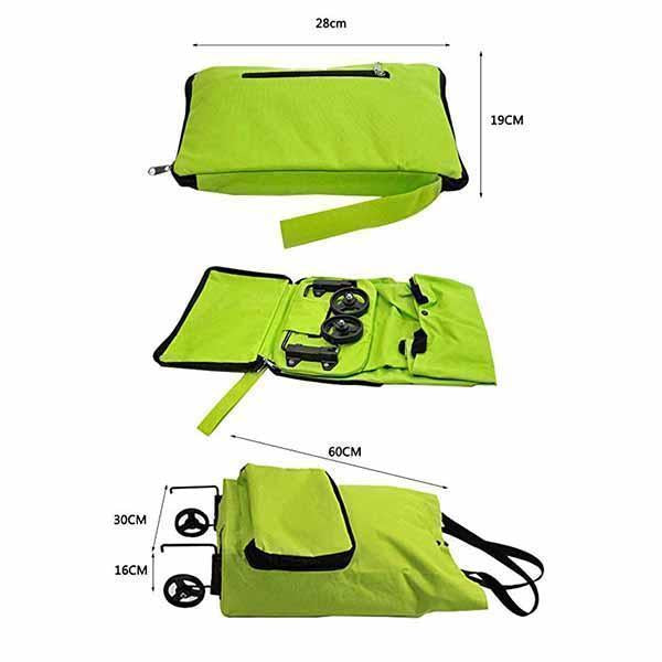 Chariot de courses pliable et portable Lighteme