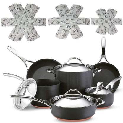 Tapis de protection Lighteme pour fond de poêle contre la chaleur