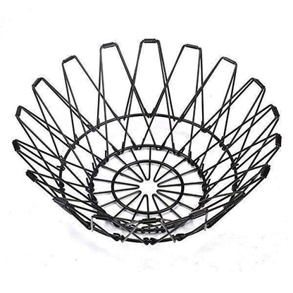 Panier pliable Lighteme en fil d'acier inoxydable (3 couleurs et 3 tailles)