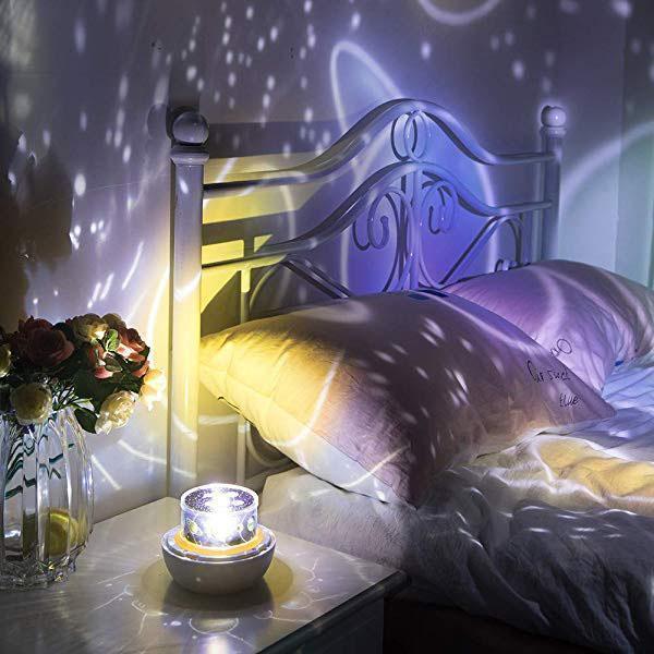 Lampe de projection rotative Lighteme Fantasy Dazzle Color