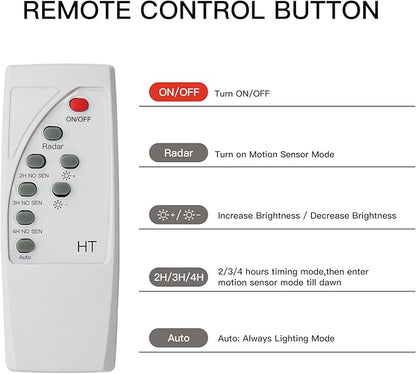 Lighteme 8000 W Solar-Straßenlaternen mit Aluminiumrahmen, Bewegungsmelder für den Außenbereich, Dämmerung bis Morgengrauen, 200.000 lm, mit Fernbedienung