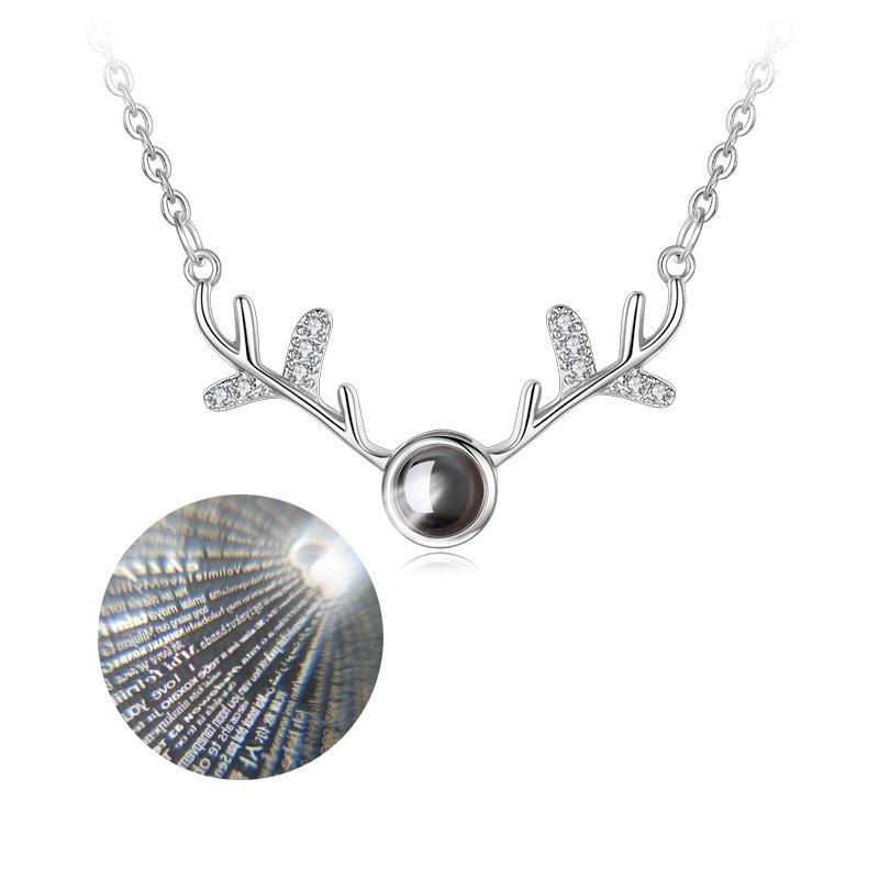 Ihrtrade 100 Languages, Love Necklace, Love Ring,Colored Contact Lenses