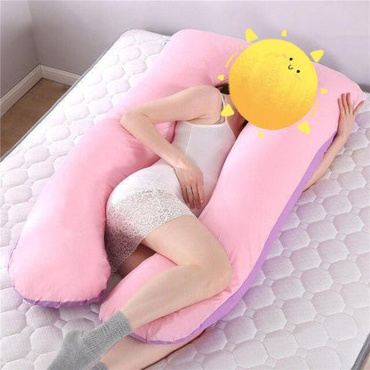 Lighteme Schwangerschaftskissen, Stillkissen, U-förmiges Körperkissen für Schwangere