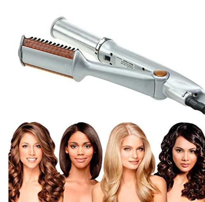 Ihrtrade Titanium 2-Way Rotating Curling Iron