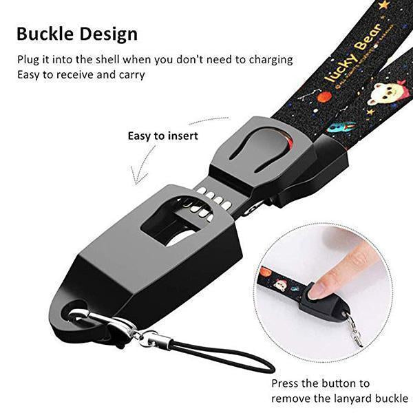 Lighteme Mobile Phone Lanyard Data Cable (2 colors)