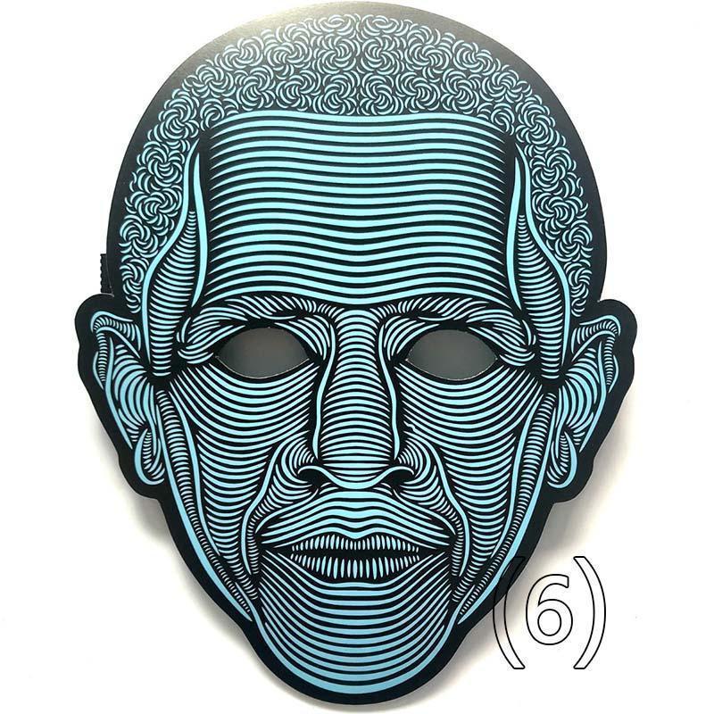 Ihrtrade Voice-activated Halloween Scary Mask (20 Types)