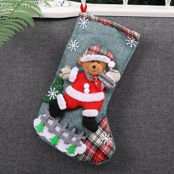 Lighteme Christmas Stocking Gift & Candy Bags (4 Pcs)