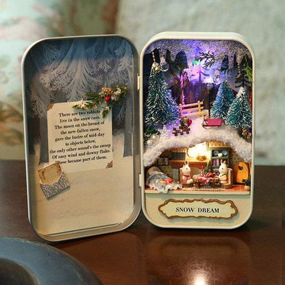 Maison de poupée miniature de Noël à faire soi-même Lighteme (3 styles)