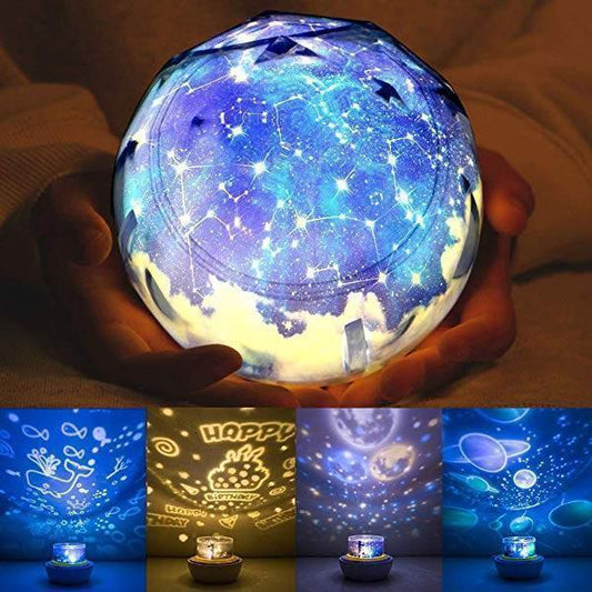 Lampe de projection rotative Lighteme Fantasy Dazzle Color