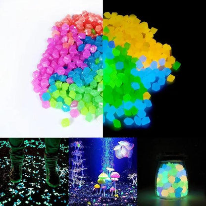 Galets de jardin luminescents Lighteme | Paquet de 100
