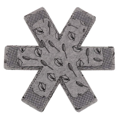 Tapis de protection Lighteme pour fond de poêle contre la chaleur