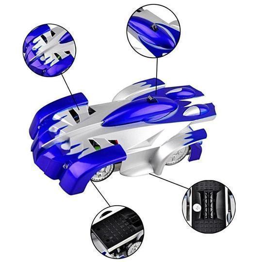 Voiture télécommandée Lighteme pour escalader les murs (3 couleurs)