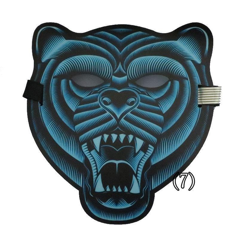 Ihrtrade Voice-activated Halloween Scary Mask (20 Types)