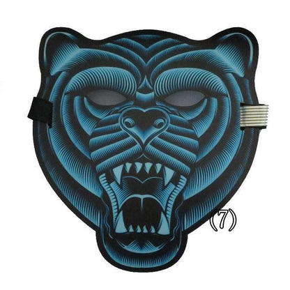 Ihrtrade Voice-activated Halloween Scary Mask (20 Types)