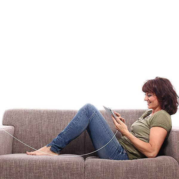 Câble de données extra long Lighteme pour iPhone, Android et USB-C